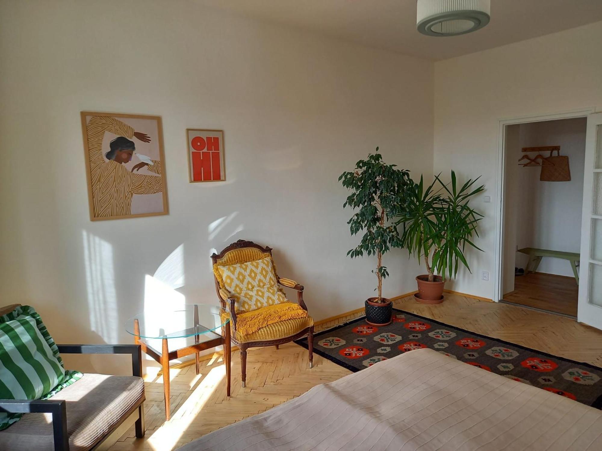 Appartement Stylovy A Slunny S Umeleckym Nadechem V Blizkosti Centra Praag